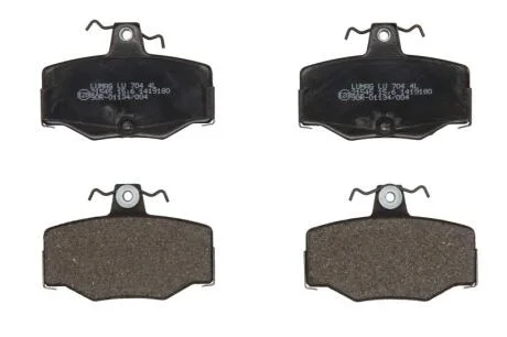 Гальмівні колодки, дискові BRECK 21545 00 704 00