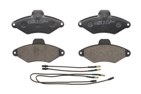 Гальмівні колодки, дискові BRECK 21631 00 701 10