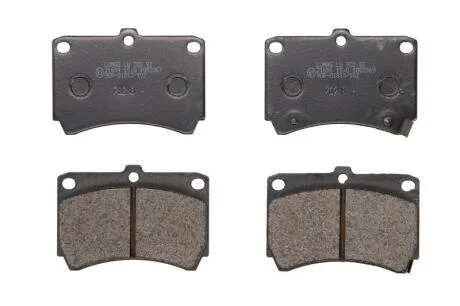 Гальмівні колодки, дискові BRECK 21654 00 702 10