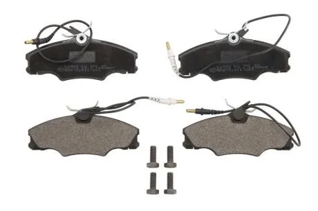 Гальмівні колодки, дискові BRECK 21724 00 701 10