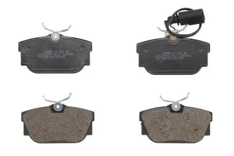 Комплект тормозных колодок, дисковый тормоз BRECK 23224 00 702 10