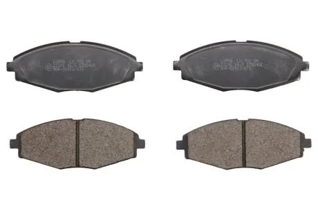 Колодки тормозные дисковые, комплект BRECK 23241 00 702 00