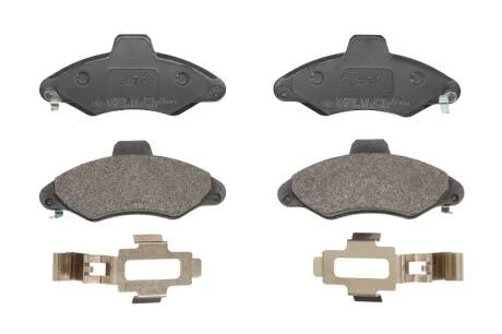 Комплект тормозных колодок, дисковый тормоз BRECK 23300 00 702 10