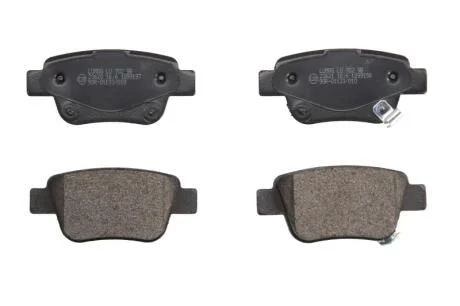 Комплект тормозных колодок, дисковый тормоз BRECK 23620 00 702 10