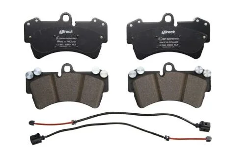 Гальмівні колодки, дискові BRECK 23693 00 553 00