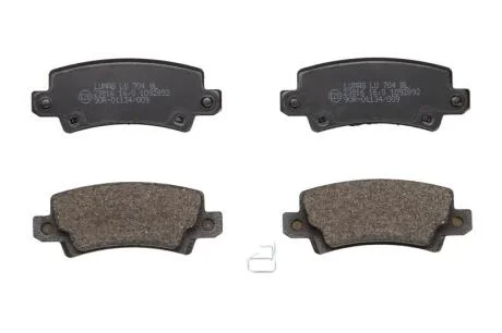 Гальмівні колодки, дискові BRECK 23816 00 704 10