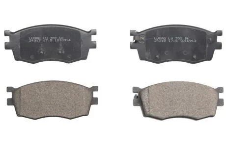 Гальмівні колодки, дискові BRECK 24317 00 702 00