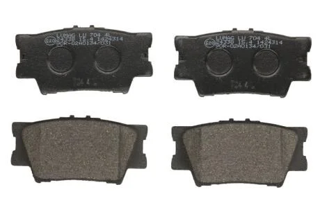 Колодки тормозные дисковые, комплект BRECK 24338 00 704 00