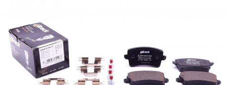 Колодки тормозные (задние) Audi A4/A5/Q5 07- (TRW) (ceramic) High quality BRECK 24606 00 554 10
