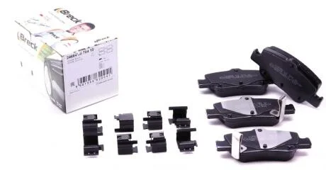 Комплект гальмівних колодок BRECK 24664 00 704 10