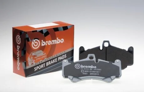 Гальмівні колодки, тюнінг BREMBO 07.B314.02