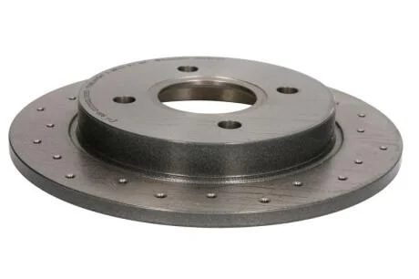 Диск тормозной FORD FOCUS 1/FIESTA 98-/08- (С ПЕРФОРАЦИЕЙ) зад. D=252,5 (мин. 2 шт.) BREMBO 08.4931.2X