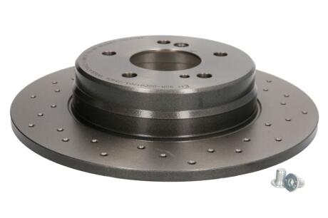 Диск тормозной MB W203/W210 -07 (С ПЕРФОРАЦИЕЙ) 1.8-4.3 задн.вент. D=290 BREMBO 08.7211.2X