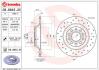 Диск тормозной AUDI A6 -11 задн.302мм. (С ПЕРФОРАЦИЕЙ) BREMBO 08.8843.2X (фото 1)