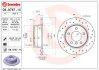 Диск тормозной BMW 1(E87) -12 (С ПЕРФОРАЦИЕЙ) зад. D=280 (мин. 2 шт.) BREMBO 08.9787.1X (фото 1)