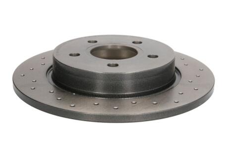 Диск тормозной FORD FOCUS 3 11- (С ПЕРФОРАЦИЕЙ) зад. D=271 (мин. 2 шт.) BREMBO 08.A725.1X