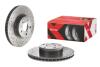 Диск тормозной SUBARU FORESTER/IMPREZA/OUTBACK/LEGACY 97- перед.вент. (С ПЕРФОРАЦИЕЙ) BREMBO 09.5674.2X (фото 2)