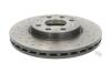 Диск тормозной FIAT/OPEL PUNTO/CORSA 09- (С ПЕРФОРАЦИЕЙ) перед.вент. (мин. 2 шт.) BREMBO 09.5843.3X (фото 1)