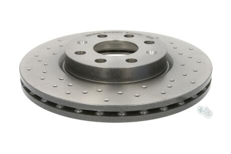 Диск тормозной FIAT/OPEL PUNTO/CORSA 09- (С ПЕРФОРАЦИЕЙ) перед.вент. (мин. 2 шт.) BREMBO 09.5843.3X