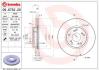 Диск тормозной HONDA CIVIC/CR-V -06 2.0 перед.вент. D=282 BREMBO 09.6752.20 (фото 1)