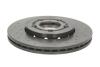 Диск тормозной VAG A2/A3/GOLF 5/OCTAVIA 03- (С ПЕРФОРАЦИЕЙ) перед.вент. D=256 BREMBO 09.7011.1X (фото 1)
