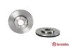 Диск тормозной OPEL ASTRA G/ASTRA H/CORSA C/MERIVA/ZAFIRA B -09 перед. D=256 BREMBO 09.7628.14 (фото 2)