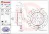 Диск тормозной SUBARU IMPREZA 01- (С ПЕРФОРАЦИЕЙ) задн.вент. (мин. 2 шт.) BREMBO 09.7813.2X (фото 1)