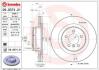 Диск тормозной LAND ROVER RR SPORT 02-12 4.4/3.0-3.6 DIESEL перед. D=344 (в упак. 1 шт.) BREMBO 09.9374.21 (фото 1)