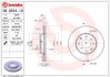 Диск тормозной HONDA JAZZ 02- 1.2-1.4 перед.вент. D=240 BREMBO 09.9554.10 (фото 1)