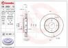 Диск тормозной MITSUBISHI COLT 04- 1.1-1.5 перед. BREMBO 09.9991.11 (фото 1)