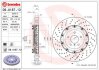 Диск тормозной NISSAN GT-R 07- перед.вент. (мин. 2 шт.) BREMBO 09.A187.13 (фото 1)