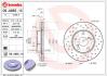 Диск тормозной TOYOTA AURIS/COROLLA 07- передн.273мм.вент.(С ПЕРФОРАЦИЕЙ) BREMBO 09.A865.1X (фото 1)