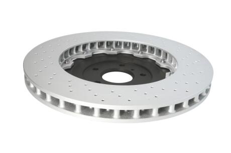 Диск тормозной NISSAN GT-R 09- 3.8 перед.вент. 390 мм. (drilled) BREMBO 09.B386.13