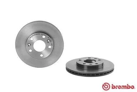 Диск тормозной RENAULT DUSTER 10- передн.269мм.вент. BREMBO 09.B463.11