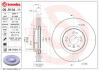 Диск тормозной MB W164/W251 05- 2.8-3.5 вент. перед. D=330 (в упак. 1 шт.) BREMBO 09.R104.11 (фото 1)