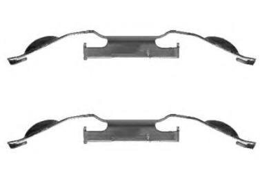 Монтажний компл.,гальм.колодки BREMBO A02224