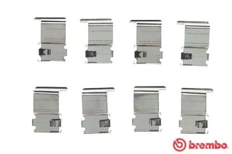 Монтажний компл.,гальм.колодки BREMBO A02242