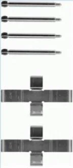 Монтажний компл.,гальм.колодки BREMBO A02279