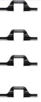 Монтажний компл.,гальм.колодки BREMBO A02304