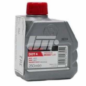 Гальмівна рідина (DOT 4), 0.25л BREMBO L A4 002