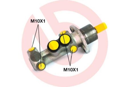 Головний гальмівний циліндр BREMBO M 23 020