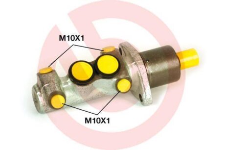 Гальмівний циліндр головний BREMBO M 61 110