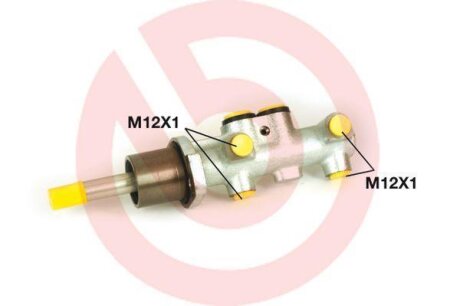 Гальмівний циліндр головний BREMBO M 85 039