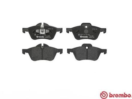 Комплект гальмівних колодок з 4 шт. дисків BREMBO P 06 030