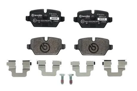 Колодки тормозные BMW 1(E81)/3(E90) 03- (торм.сист. TRW) Xtra BREMBO P 06 037X