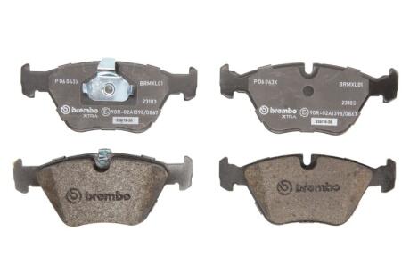 Колодки тормозные BMW 3(E46)/X3(E83) 99- перед. Xtra BREMBO P 06 043X