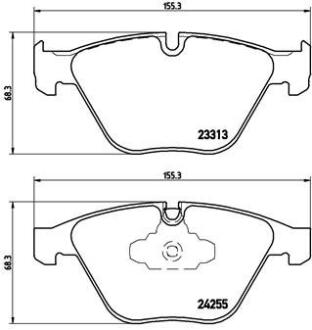 Колодки гальмівні дискові BREMBO P 06 055