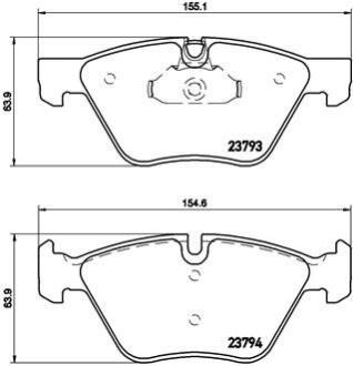 Колодки тормозные BREMBO P 06 057