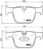Колодки тормозные BMW 3 (F30/F31) 11- 2.0-3.0 задн. BREMBO P06072 (фото 1)