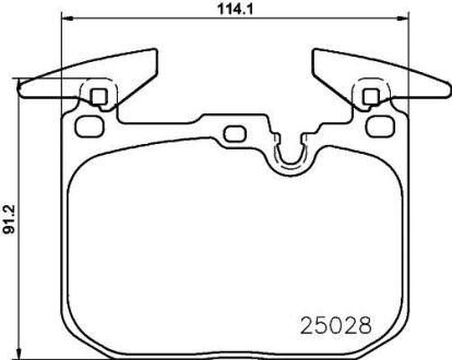 Гальмівні колодки дискові BREMBO P 06 096